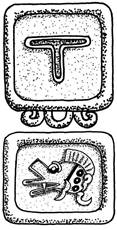 Mayan Aztec glyphs for Ik Ehecatl by Michael Giza